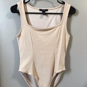 F21 nude snap bodysuit. M.